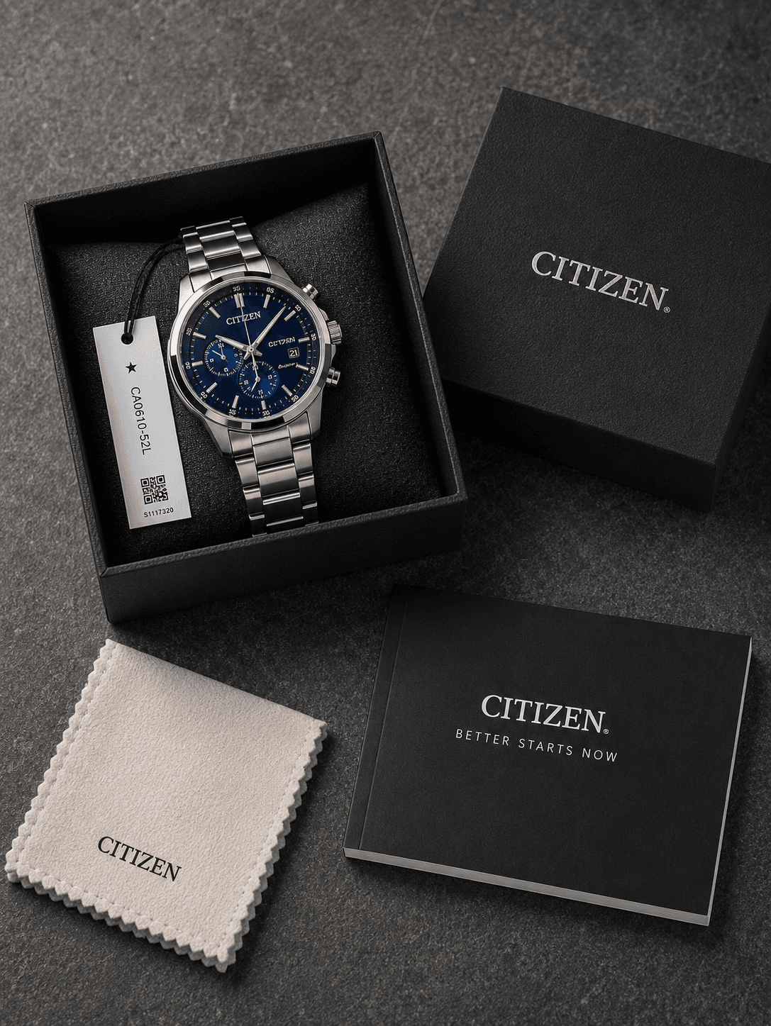 Citizen Eco-Drive Chronograph Azul — imagem 2
