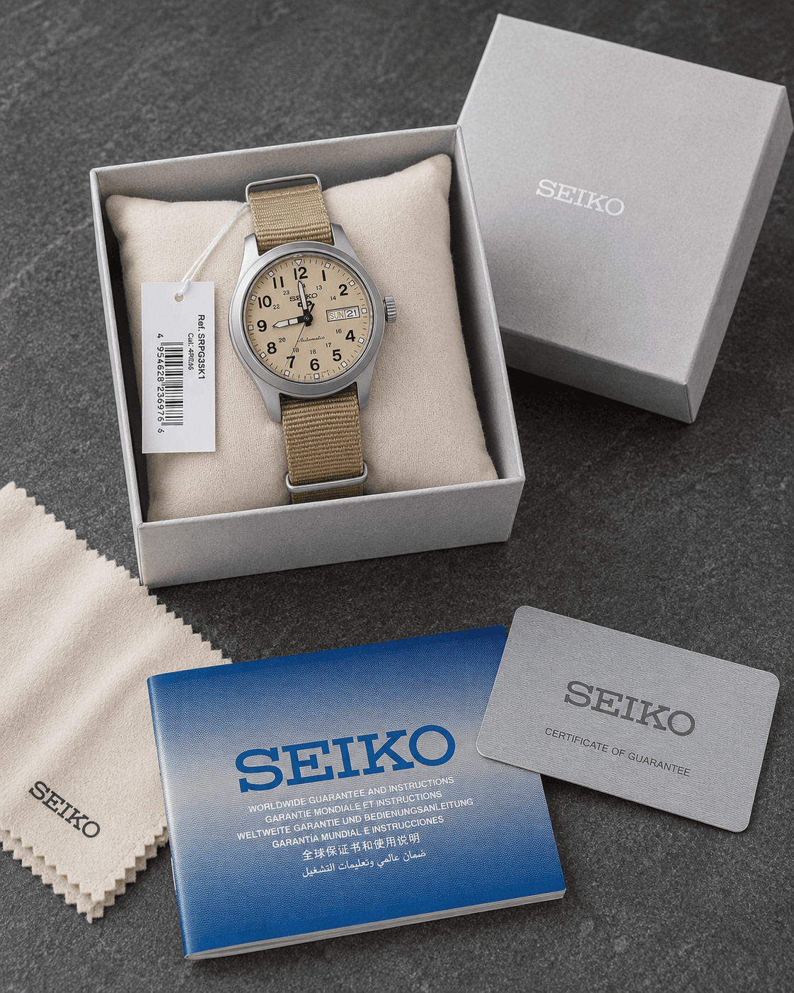 Seiko 5 Sports Field Champanhe NATO — imagem 2