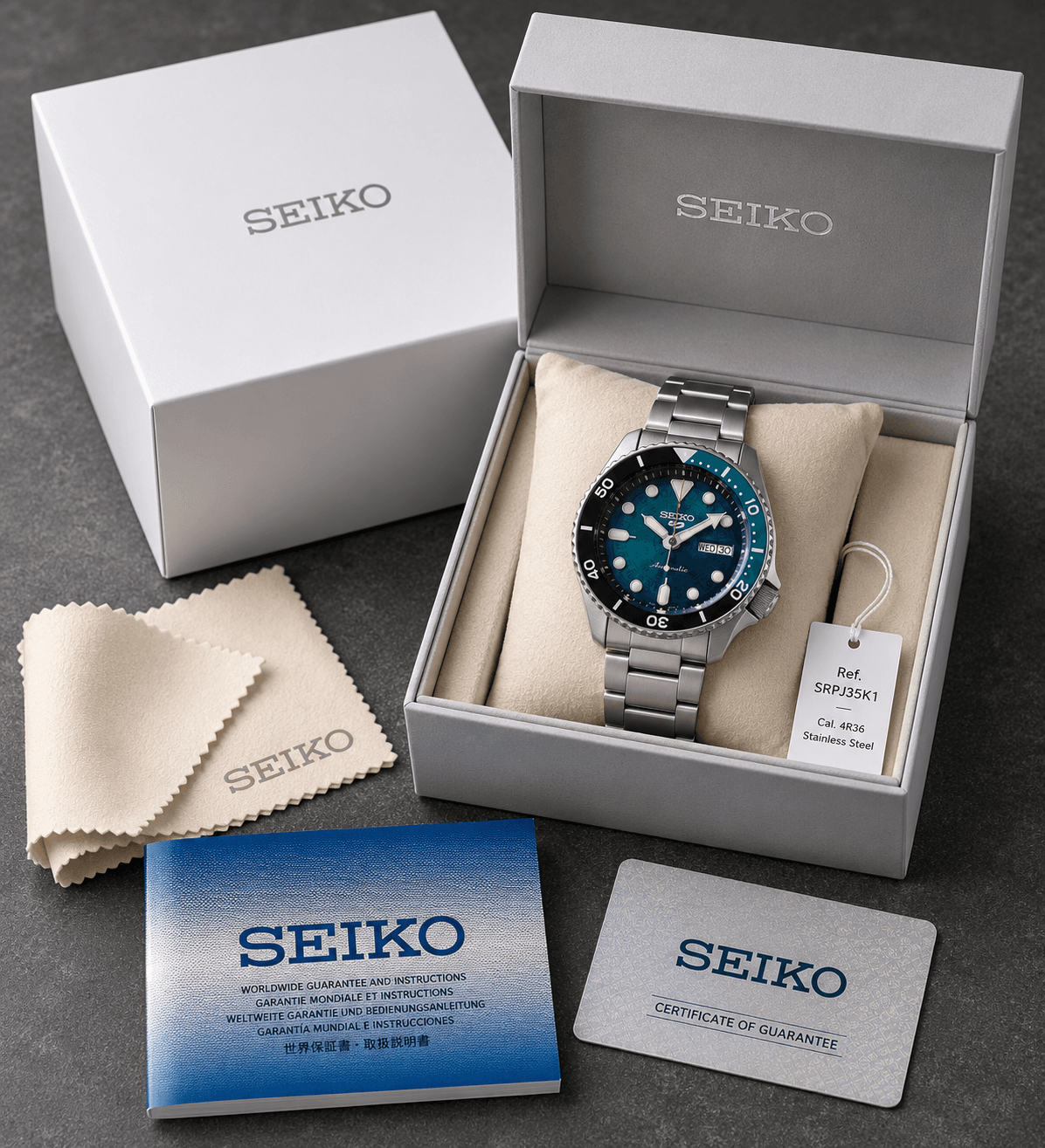 Seiko 5 Sports Diver Turquesa — imagem 3