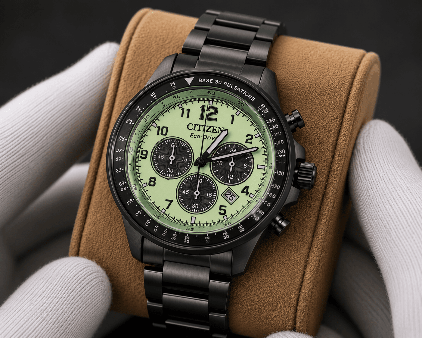 Citizen Eco-Drive Pulsômetro ref. CA4507-84E