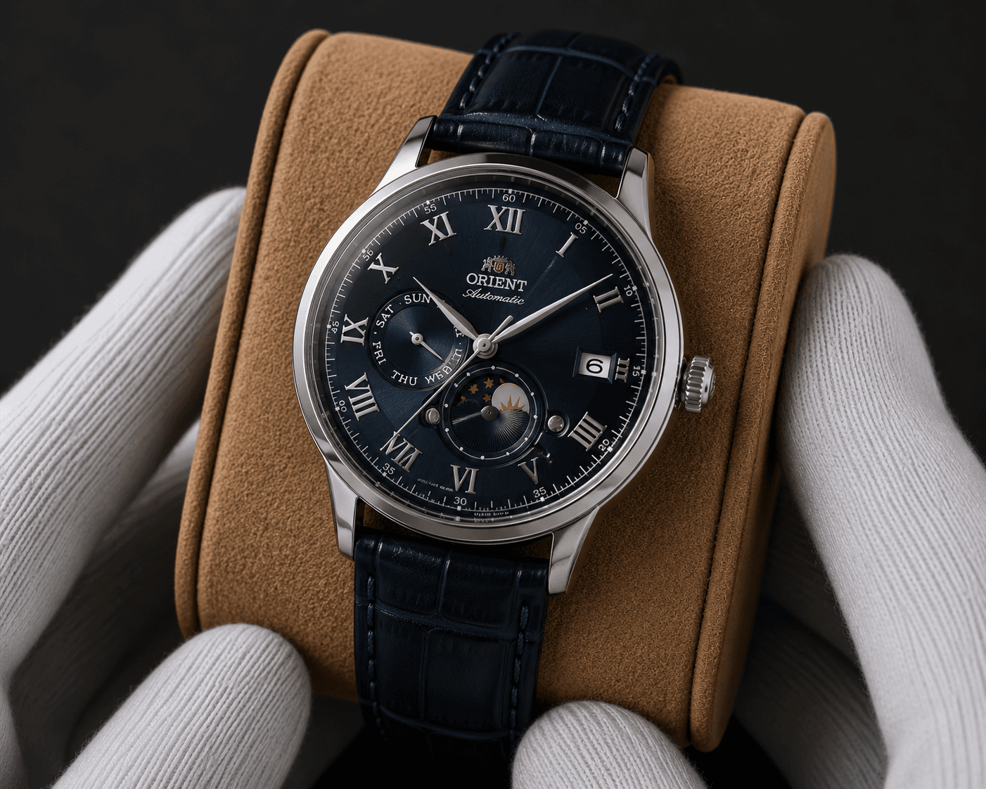 Orient Bambino Sun & Moon ref. RA-AK0011D10B